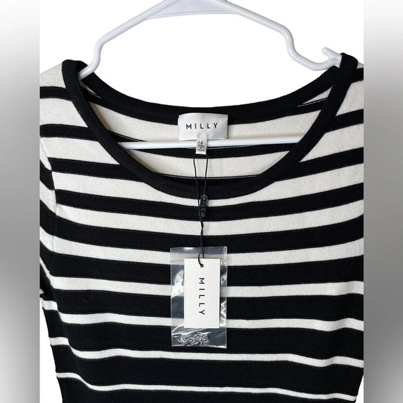 NWT Milly Degrade Stripe Flare Dress Size Small - Picture 4 of 8